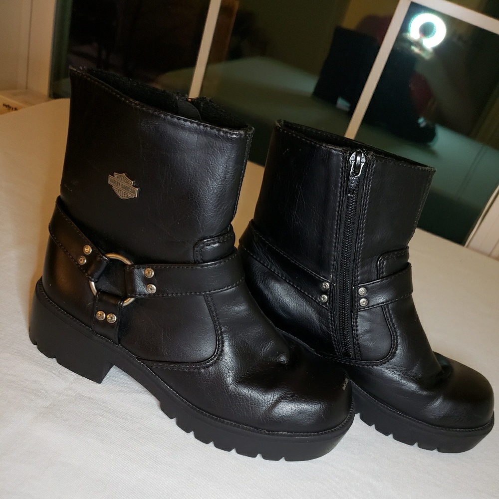Girls Harley Davidson Boots